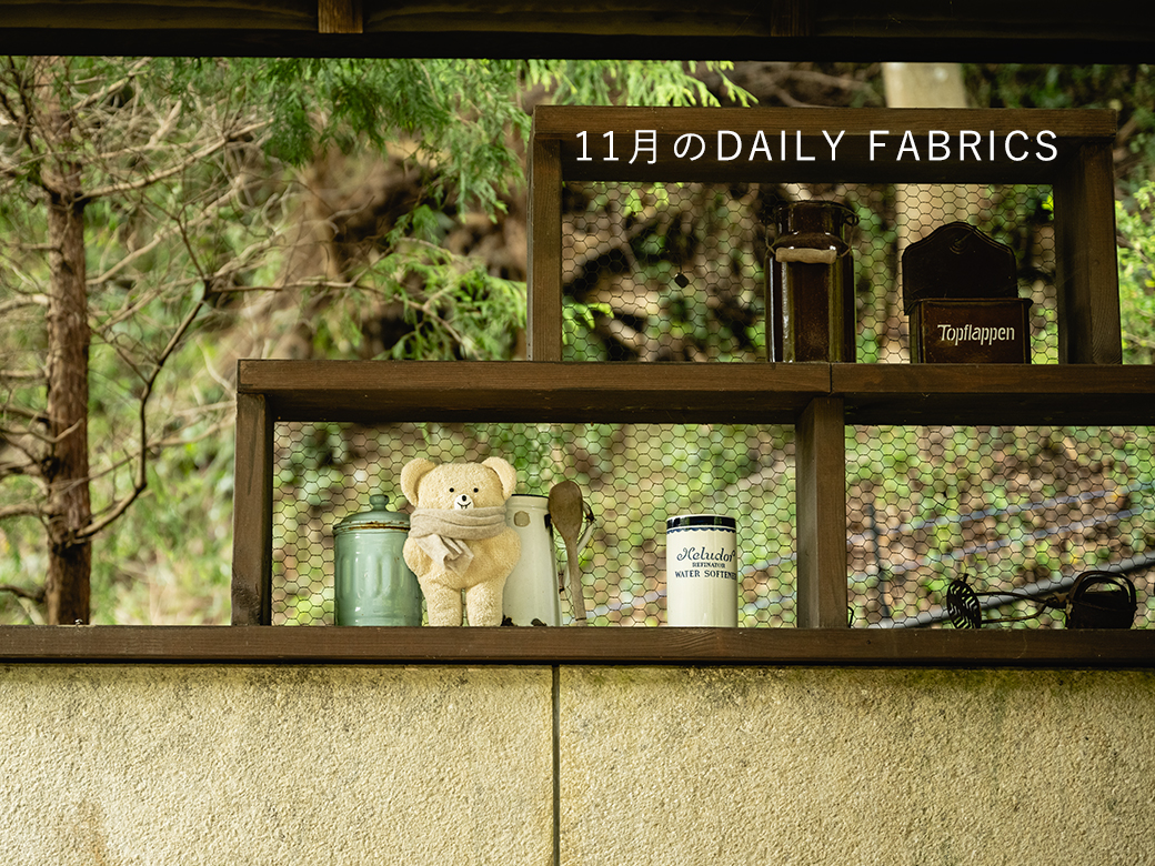 2025年11月のDAILY FABRICS